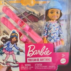 Barbie Doll Child Kid Girl You Can Be Anything Ski Set Toy